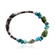 Certified Authentic Navajo Turquoise and JADE Native American WRAP Bracelet 12749