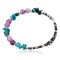 Certified Authentic Navajo Turquoise and Purple Quartz Native American WRAP Bracelet 12748
