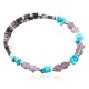 Certified Authentic Navajo Turquoise and QUARTZ Native American WRAP Bracelet 12720