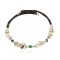Certified Authentic Navajo White Howlite Heishi Native American Adjustable Wrap Bracelet 13131-2