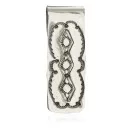 Nickel Navajo Handmade Native American Money Clip 10534-1