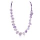 Certified Authentic Nickel Navajo Natural Amethyst Native American Necklace 18264-2