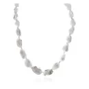 Certified Authentic Nickel Navajo Natural Quartz Native American Necklace 18265-2