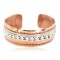 Certified Authentic Papillon Feather Maze Navajo .925 Sterling Silver Handmade Native American Pure Copper Bracelet  13097-22