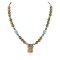 Certified Authentic Turtle Navajo .925 Sterling Silver Natural Turquoise Green Jasper Native American Necklace 12226-44
