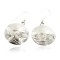 Certified Authentic Vintage Style Buffalo Nickels Handmade Navajo .925 Sterling Silver Nickel Dangle Native American Earrings 27187-2