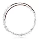 Clear Quartz Navajo Native American Adjustable Choker Wrap Necklace 25569