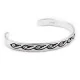 Clouds Water .925 Sterling Silver Water Wave Handmade Hopi Native American Bracelet 13219-2 Clouds Water .925 Sterling Silver Water Wave Handmade Hopi Native American Bracelet 13219-2