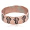 Cross Handmade Navajo Native American Pure Copper Ring 17091-8