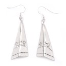 Cross Sun .925 Starling Silver Certified Authentic Handmade Navajo Native American Earrings  27265-2