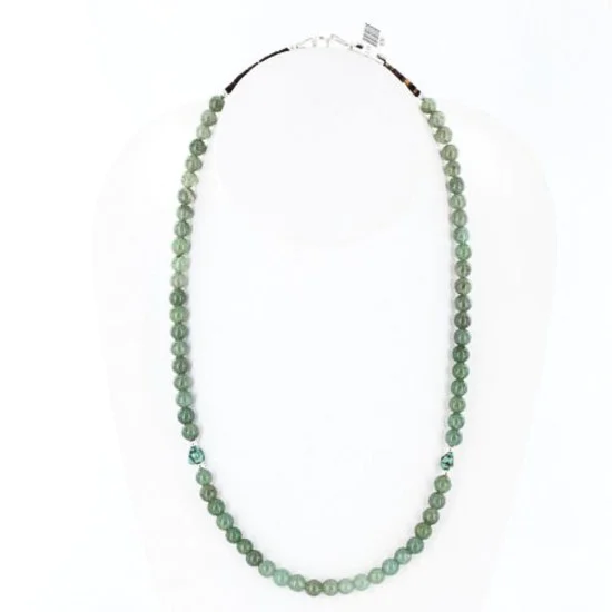 Delicate Navajo .925 Sterling Silver Natural Turquoise and Jade Native American Necklace Chain 370994269639 Delicate Navajo .925 Sterling Silver Natural Turquoise and Jade Native American Necklace Chain 370994269639