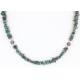 Certified Authentic Navajo .925 Sterling Silver Natural Turquoise and Quartz Native American Necklace 15851-23 Certified Authentic Navajo .925 Sterling Silver Natural Turquoise and Quartz Native American Necklace 15851-23