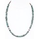 Certified Authentic Navajo .925 Sterling Silver Natural Turquoise and Quartz Native American Necklace 15851-23 Certified Authentic Navajo .925 Sterling Silver Natural Turquoise and Quartz Native American Necklace 15851-23