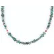 Navajo .925 Sterling Silver Natural Turquoise Coral Native American Necklace 15771-28 Navajo .925 Sterling Silver Natural Turquoise Coral Native American Necklace 15771-28