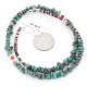Navajo .925 Sterling Silver Natural Turquoise Coral Native American Necklace 15771-28 Navajo .925 Sterling Silver Natural Turquoise Coral Native American Necklace 15771-28