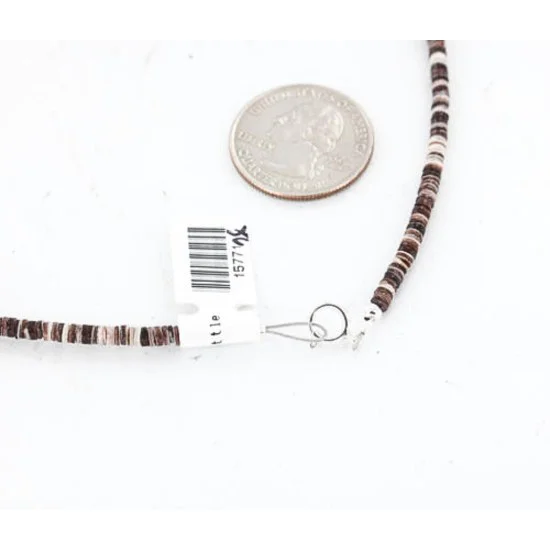 Navajo .925 Sterling Silver Natural Turquoise Coral Native American Necklace 15771-28 Navajo .925 Sterling Silver Natural Turquoise Coral Native American Necklace 15771-28