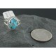 Delicate $280 Handmade Certified Authentic Navajo .925 Sterling Silver Turquoise Native American Ring  370922488474