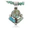 Delicate Handmade Navajo .925 Sterling Silver and Turquoise Native American Necklace 390683080363
