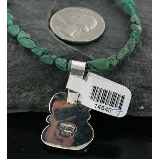 Delicate $470 Handmade Certified Authentic Navajo .925 Sterling Silver Natural Spiny Oyster and Turquoise Native American Necklace 370953865779