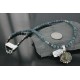 Delicate $480 Handmade Certified Authentic Navajo .925 Sterling Silver Natural Turquoise Native American Necklace 370962257388