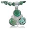 Delicate $500 Handmade Certified Authentic Navajo .925 Sterling Silver Turquoise Native American Necklace 390682948754