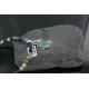 Handmade Certified Authentic Navajo .925 Sterling Silver Turquoise and Multicolor Stones Native American Necklace & Pendant 390669787527