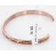 Handmade Certified Authentic Navajo Handstamped Handmade Copper Native American Bracelet 371026847766