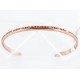 Handmade Certified Authentic Navajo Handstamped Handmade Copper Native American Bracelet 371026847766