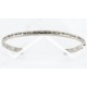 Handmade Certified Authentic Navajo Handstamped Handmade Nickel Native American Bracelet 390805405287