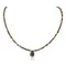 Drop Navajo .925 Sterling Silver Natural Turquoise Tigers Eye Native American Necklace 25231-240