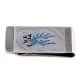 Eagle .925 Sterling Silver Handmade Navajo Native American Turquoise Coral Money Clip 11253-8