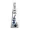 Feather .925 Starling Silver Handmade Navajo Native American Natural Turquoise Coral Pendent 24313-2 Feather .925 Starling Silver Handmade Navajo Native American Natural Turquoise Coral Pendent 24313-2