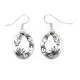 Flower Bear Paw .925 Starling Silver Handmade Navajo Native American Earrings 27260-7 Flower Bear Paw .925 Starling Silver Handmade Navajo Native American Earrings 27260-7