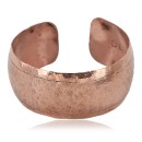 Hammered Handmade Certified Authentic Navajo Pure Copper Native American Bracelet 12956-4