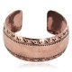 Hammered Handmade Navajo Certified Authentic Pure Copper Native American Bracelet 12955-7