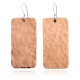 Hammered Pure Copper Certified Authentic Navajo Native American Handmade Dangle Earrings 18245