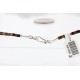 Certified Authentic 3 Strand Navajo .925 Sterling Silver Graduated Heishi and TURQUOISE Native American Necklace 390772850306