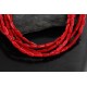Certified Authentic 5 Strand Navajo .925 Sterling Silver Turquoise and Coral Native American Necklace 370985275431