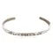 Handmade Bear Navajo .925 Sterling Silver Native American Baby Bracelet 1249