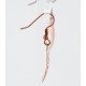 Handmade Bear Certified Authentic Navajo Handstamped Handmade Copper Native American Earrings 390828621140