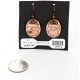 Handmade Bear Certified Authentic Navajo Handstamped Handmade Copper Native American Earrings 390828621140