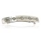 Handmade Bear Certified Authentic Navajo Nickel Native American Hair Barrette 10343-2
