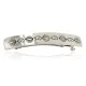 Handmade Bear Navajo Nickel Native American Hair Barrette 10343-2