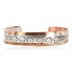 Handmade Bear Certified Authentic Roanhorse Navajo Pure .925 Sterling Silver Copper Native American Bracelet 12770-000