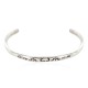 Handmade Bear Feather Certified Authentic Navajo .925 Sterling Silver Native American Baby Bracelet 12618