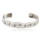 Handmade Bear paw Certified Authentic Navajo .925 Sterling Silver Baby Native American Bracelet 1 12853-6