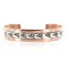 Handmade Bear Paw Navajo Pure .925 Sterling Silver and Copper Native American Bracelet 12902-4 Handmade Bear Paw Navajo Pure .925 Sterling Silver and Copper Native American Bracelet 12902-4