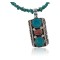 Handmade Certified Authentic .925 Sterling Silver Natural Spiny Oyster and Turquoise Native American Necklace & Pendant 390651855760