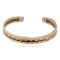 Handmade Certified Authentic Bear Paw Navajo Pure Brass and Copper Native American Bracelet 12987-2