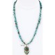 Handmade Certified Authentic BEN Navajo .925 Sterling Silver and Turquoise Native American Necklace 390792488172